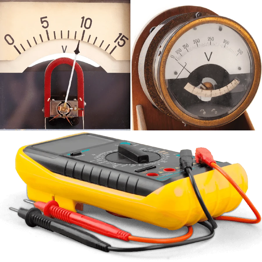 voltimetros analogico vs digital